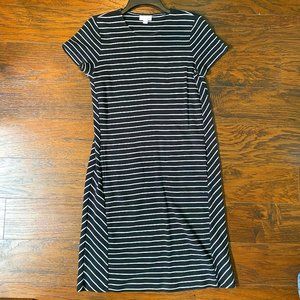 XS J.Jill Striped Dress
